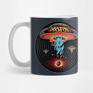 Boston band vinyl record Mug